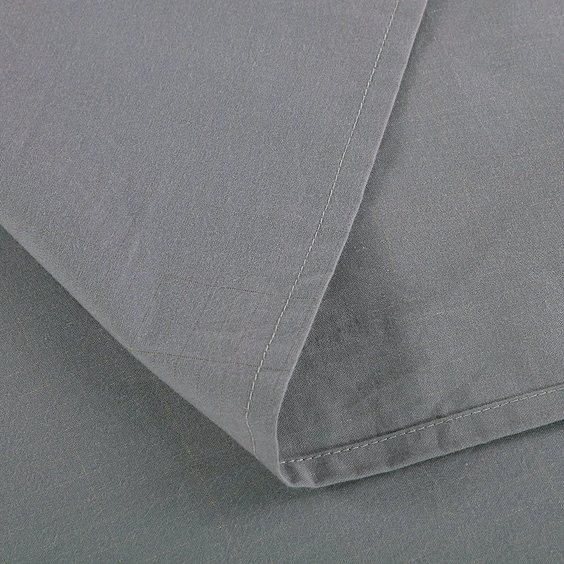 EARTHING Fitted Sheet – Grey (Not Including Pillow Case)