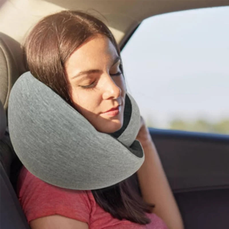 Ultimate Travel Comfort: Ergonomic U-Shaped Neck Pillow with Enhanced Support