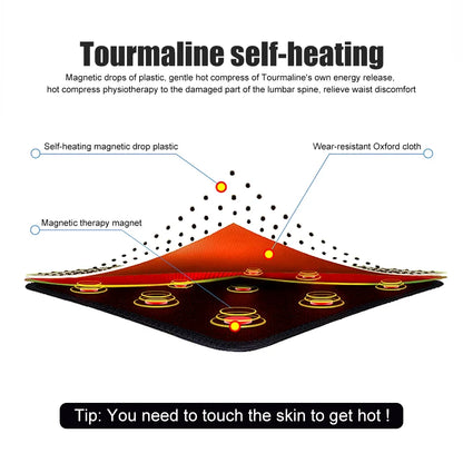 Tourmaline Self-heating Magnetic Therapy Waist Support Belt