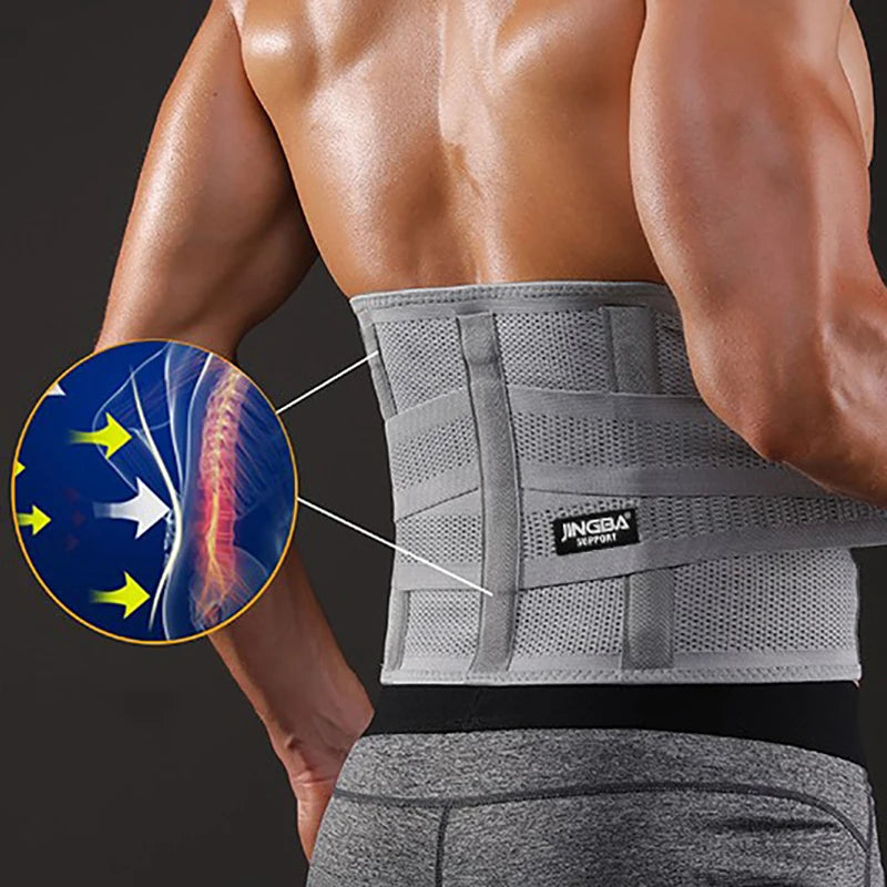 Orthopedic Waist Back Support Belt - Provide Comfortable Spine Support and Pain Relief (Available in M/L/XL/XXL)