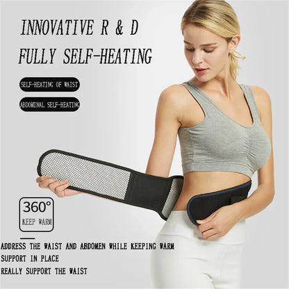 Tourmaline Self-Heating Magnetic Therapy Back Waist Support Belt - Alleviate Lumbar Disc Herniation and Enhance Health Care