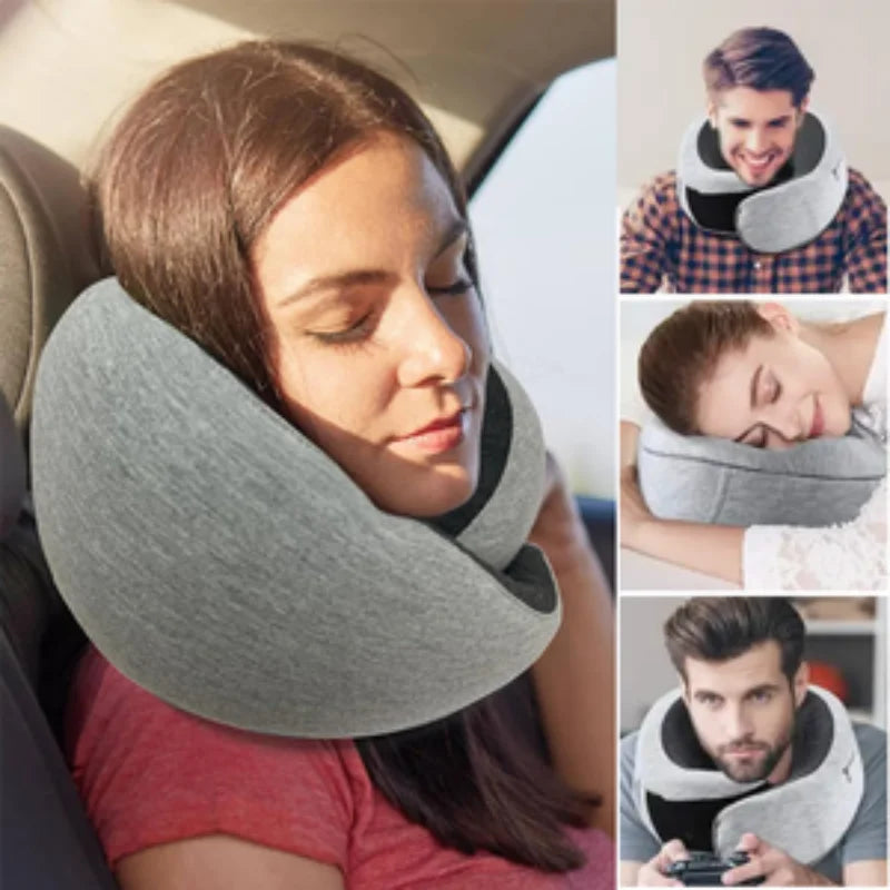 Ultimate Travel Comfort: Ergonomic U-Shaped Neck Pillow with Enhanced Support